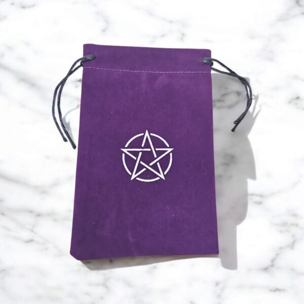 Bolsa Tarot pentagrama Lilás