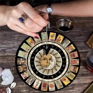 Tapete de Pêndulo de Tarot 15cm