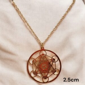 Fio aço c/ Metatron Dourado