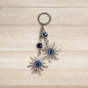 porta chaves sol olho turco