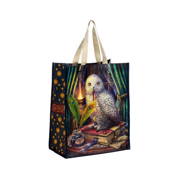 Saco para compras reutilizável Lisa Parker Coruja Guardiã de Feitiços - Image 4