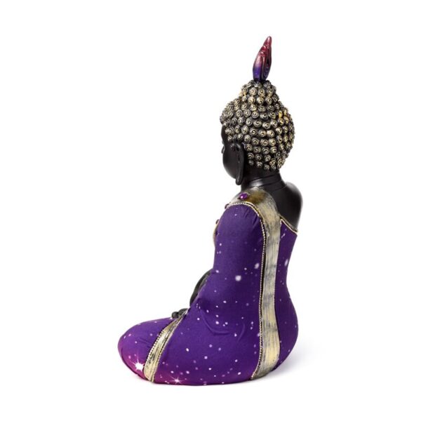 Buda tailandês meditação púrpura e preto - Image 3