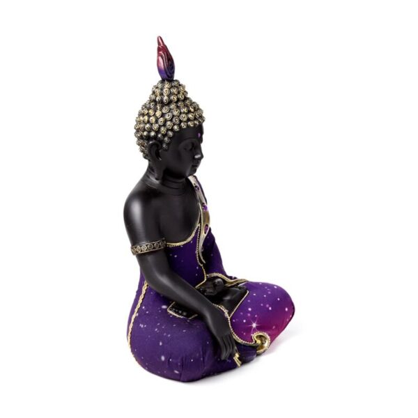 Buda tailandês meditação púrpura e preto - Image 5