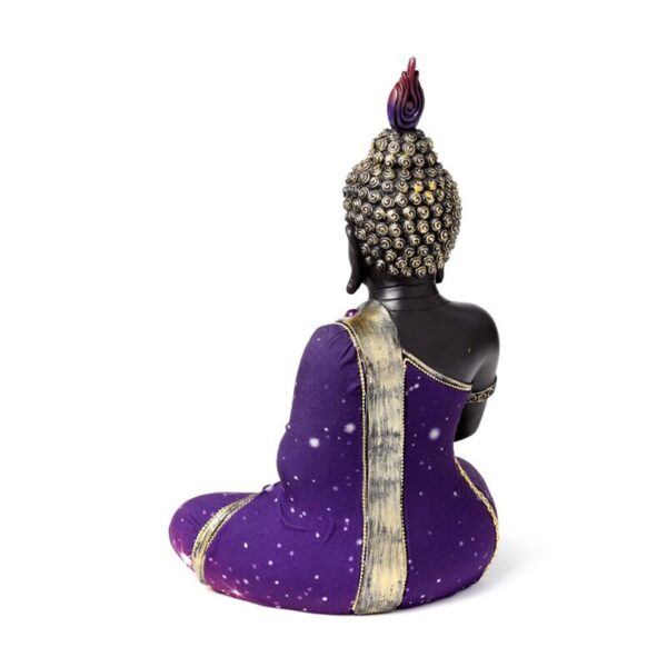 Buda tailandês meditação púrpura e preto - Image 4