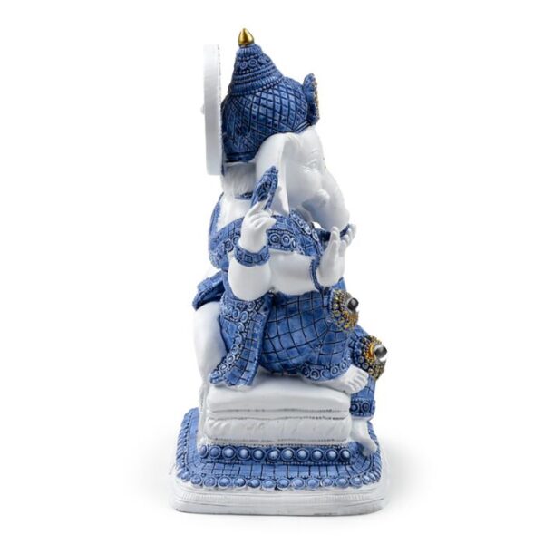 Ganesh branco e azul Meditação - Image 3