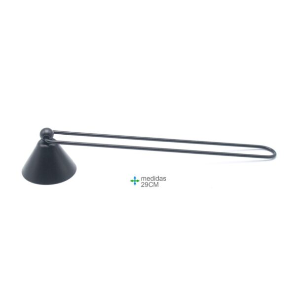 Apagador de velas  preto 29 cm