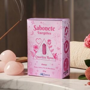 Sabonete Energétici Quartzo Rosa Amor