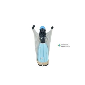 Orixá Yemanjá Negra 4x4x10cm