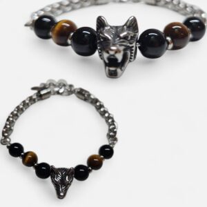 Puls Lobo onix e olho tigre aço