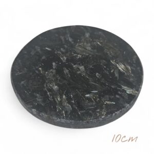 Disco de Larvikita (Labradorita Negra) – Proteção e Enraizamento