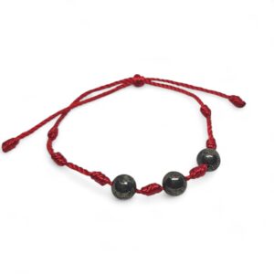 Fio Vermelho 7 Nós com Pirita