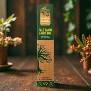Incenso Mystic Spirits Pau Santo e Sálvia Branca