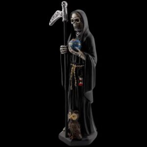 Santa Morte 15 cm preto
