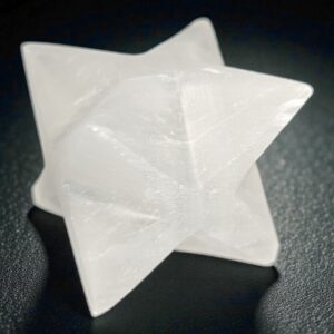 Merkaba de Selenite (aprox. 7 × 5 cm)