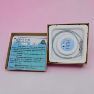 Colar Apatita 38cm 2mm