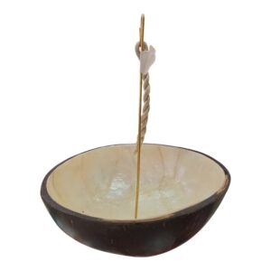 Queimador para Incenso em Corda – Suporte em Coco