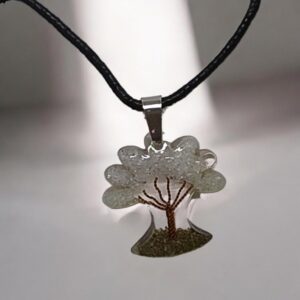 Colar Árvore da Vida com Pedra da Lua – Amuleto de Proteção e Intuição