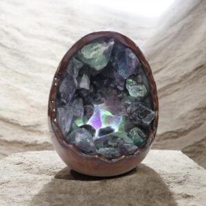 Candeeiro de Fluorite – Harmonia, Clareza e Proteção