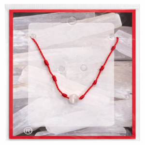 Pulseira 7 nós com Selenita