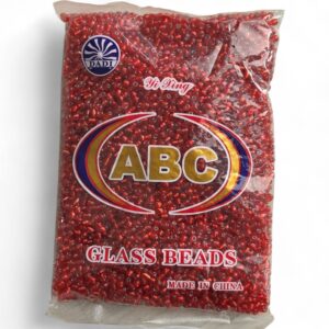 Missangas de Vidro Vermelhas