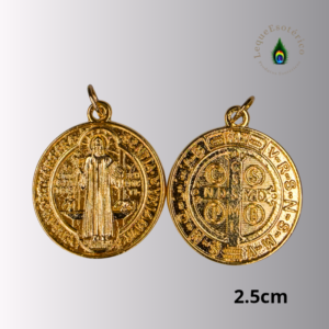 Medalha São Bento dourado