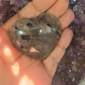 Coração Quartzo Turmalinado 65g