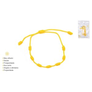 Pulseira 7 nós Amarela