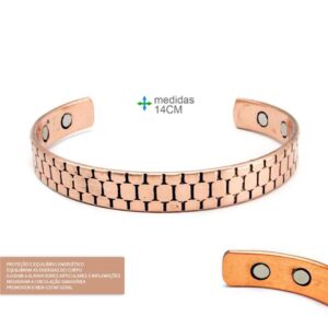 Pulseira Magnética de Cobre – 14 cm