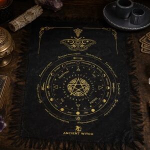 Toalha de Altar Ancient Witch – 50 x 35 cm