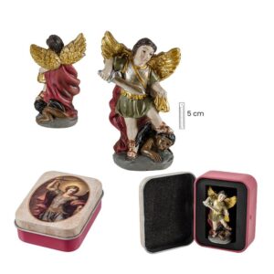 Imagem de São Miguel Arcanjo com Caixa Decorativa – 5 cm