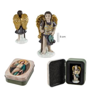 Imagem de São Rafael Arcanjo com Caixa Decorativa – 5 cm