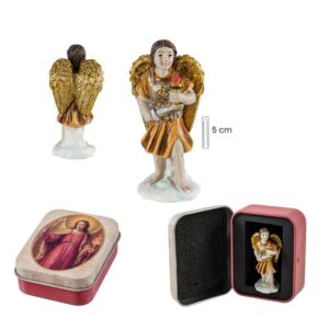 Imagem de São Uriel Arcanjo com Caixa Decorativa – 5 cm