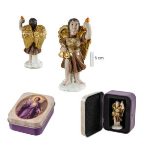 Imagem de São Zadquiel Arcanjo com Caixa Decorativa – 5 cm