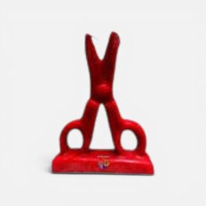 Vela Tesoura vermelha 15 Cm