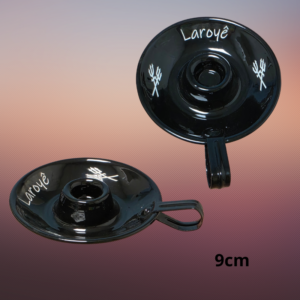 Castiçal para 1 vela Pomba gira preto