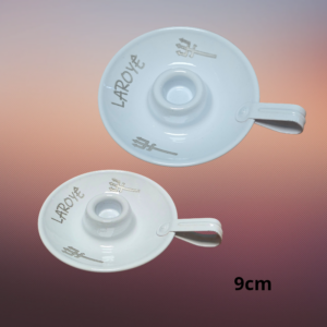 Castiçal para 1 vela Exu Branco
