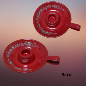 Castiçal para 1 vela Zé Pilintra Vermelho