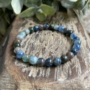 Pulseira Cianita azul 6mm
