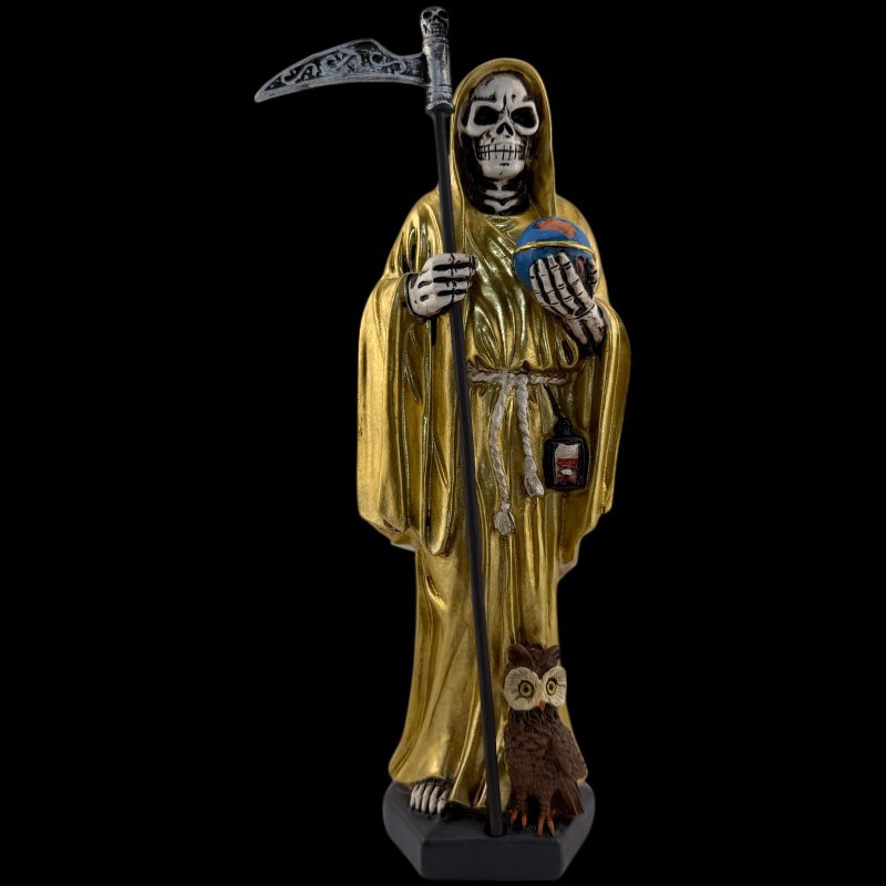 Santa Morte Dourada – 15 cm - Image 3