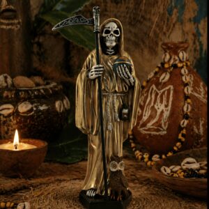 Santa Morte Dourada – 15 cm