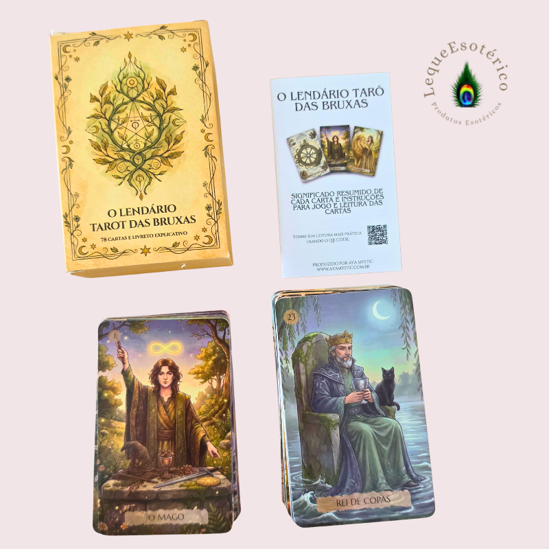 O Lendário Tarot das Bruxas – 78 Cartas + Livreto Explicativo - Image 2