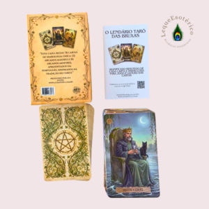 O Lendário Tarot das Bruxas – 78 Cartas + Livreto Explicativo
