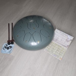 Tambor de Língua Steel Tongue Drum 13 Notas – Meditação e Relaxamento