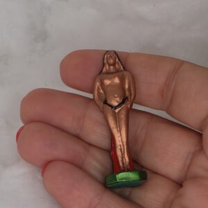 Pomba Gira em Chumbo Pintada à Mão – 5 cm
