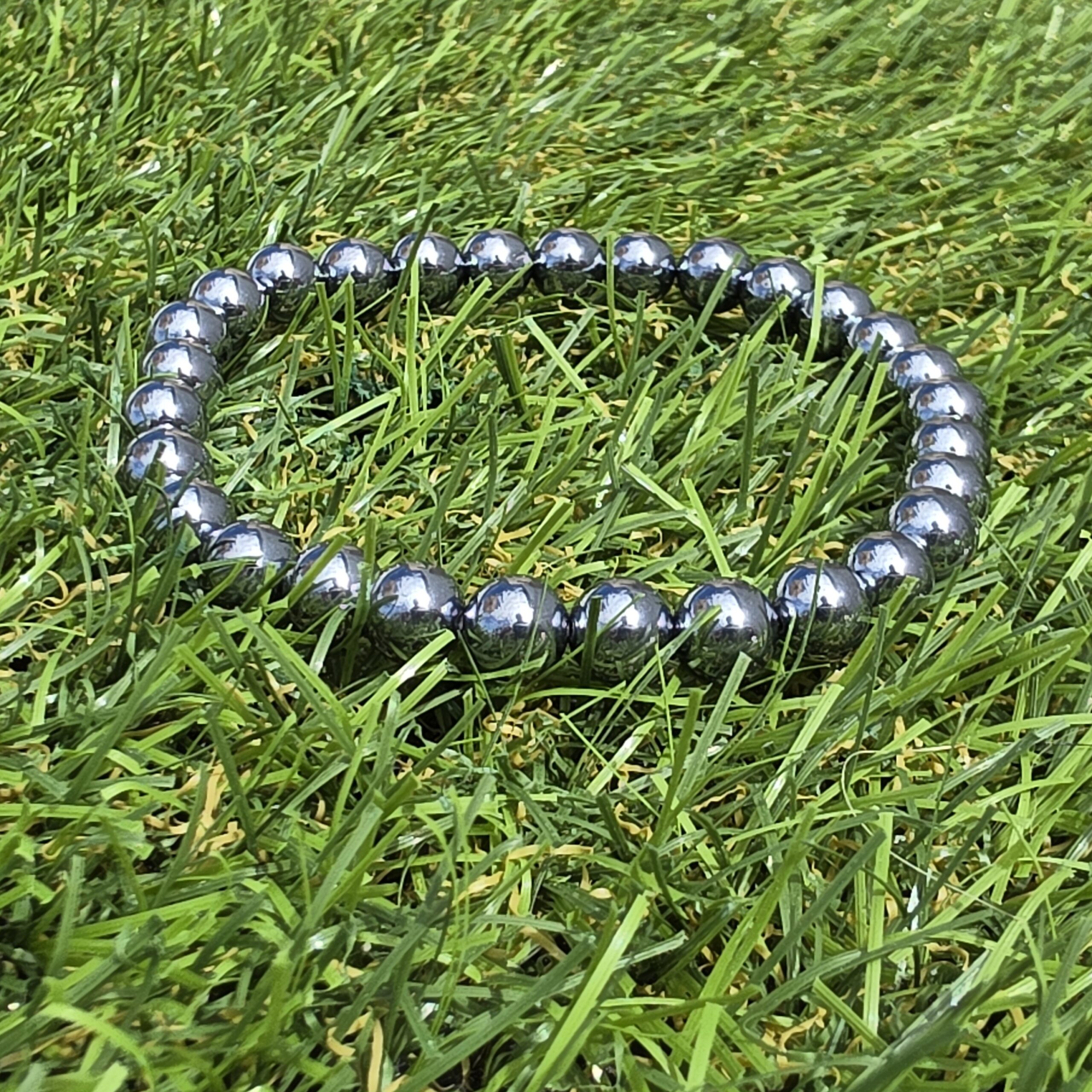 Pulseira Artesanal de Terahertz 6 mm
