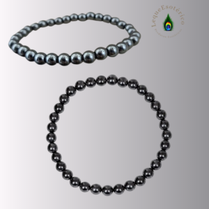 Pulseira de Hematite 6 mm – Proteção e Enraizamento