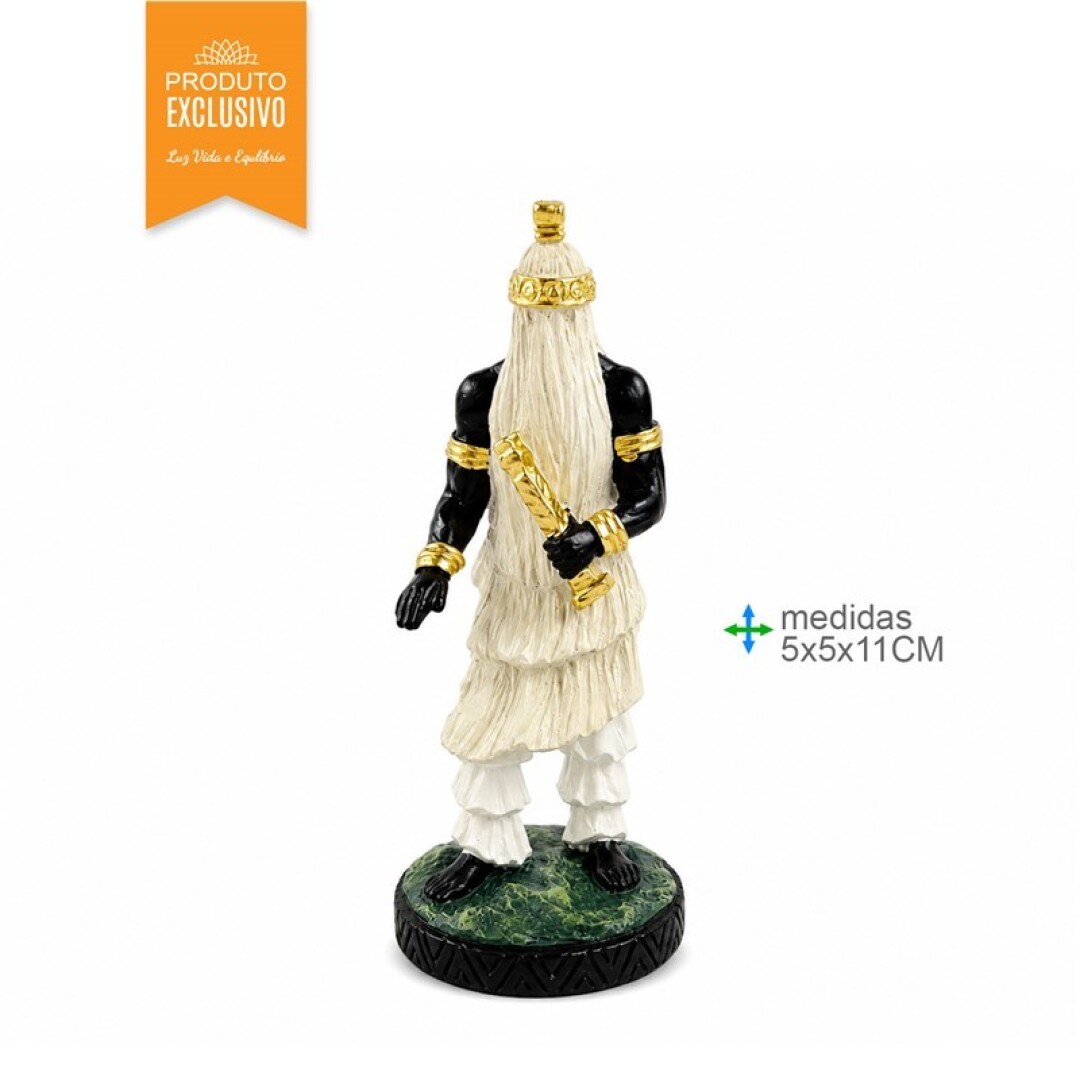 Orixá Obaluaê 11 cm – Figura 5x5x11 cm